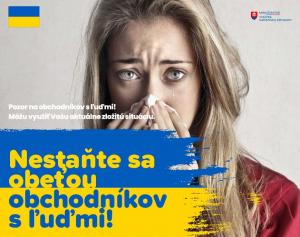 Ministerstvo vnútra Slovenskej republiky upozorňuje na pokusy o obchodovanie s ľuďmi