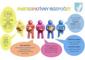 PARTICIPATÍVNY ROZPOČET MESTA PIEŠŤANY – PREDSTAVENIE INVESTIČNÝCH PROJEKTOV DO VÝŠKY 5 000 €