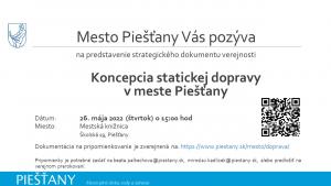 POZVÁNKA NA VEREJNÉ PREROKOVANIE