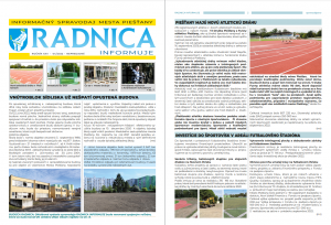 SEPTEMBROVÁ RADNICA INFORMUJE