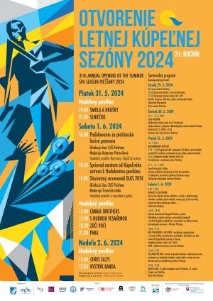 PREDSTAVUJEME PROGRAM OTVORENIA LETNEJ KÚPEĽNEJ SEZÓNY 2024
