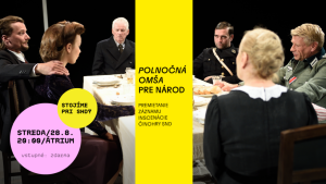 POSLEDNÉ LETNÉ PREMIETANIE V ARTE PRIPOMENIE VÝROČIE SNP INSCENÁCIOU SND POLNOČNÁ OMŠA