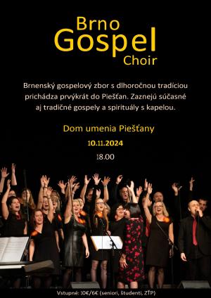 POZÝVAME NA JEDINEČNÝ GOSPELOVÝ KONCERT V PREDADVENTNOM OBDOBÍ