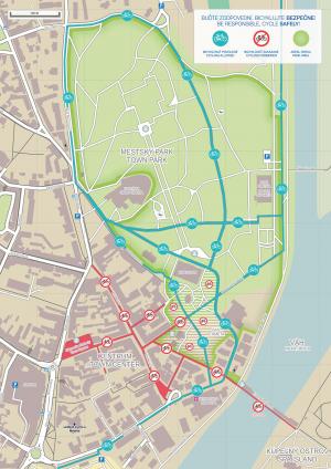 Mapa pre cyklistov a parkový poriadok 1