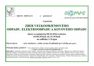 Zber veľkoobjemového odpadu, elektroodpadu a kovového odpadu 2