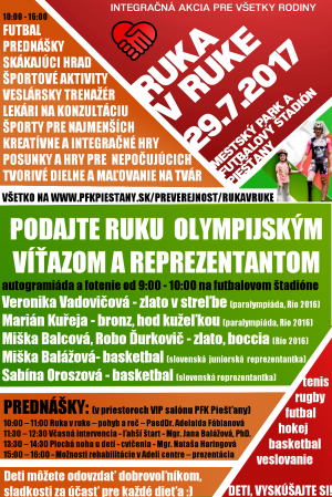 Chcete si podať ruku s olympijskými víťazmi? Cez víkend prídu do Piešťan 1