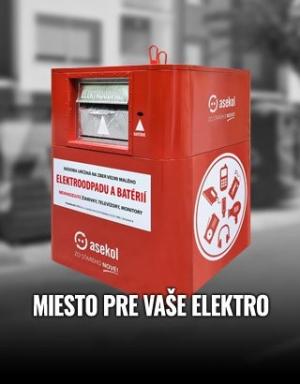 V meste pribudnú stacionárne kontajnery na zber elektroodpadu 1