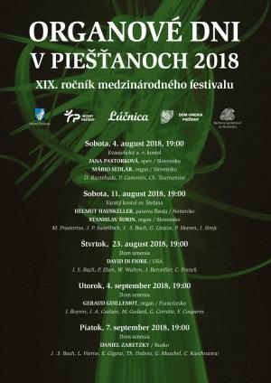 Organové dni v Piešťanoch 2018 1
