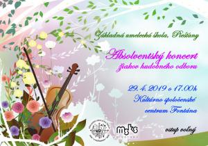 Absolventský koncert žiakov hudobného odboru ZUŠ 1