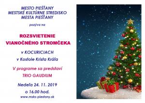 ROZSVIETENIE VIANOČNÉHO STROMČEKA V KOCURICIACH 1