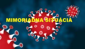 VLÁDA SR VYHLÁSILA MIMORIADNU SITUÁCIU 1