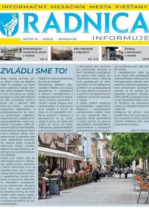 NOVÉ ČÍSLO SPRAVODAJA RADNICA INFORMUJE