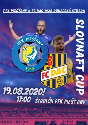 Zápas slovenského pohára vo futbale proti DAC Dunajská Streda 1
